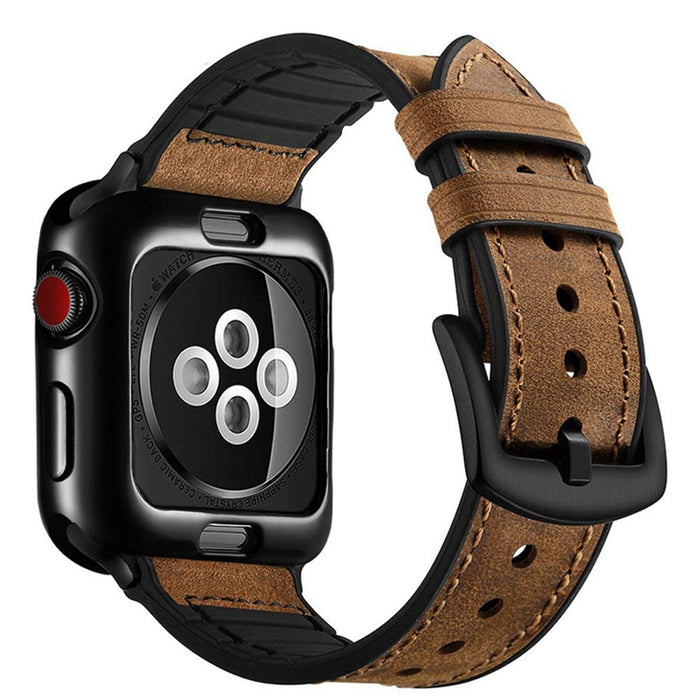Veritex Genuine Leather Luxe Strap for Apple Watch Pro