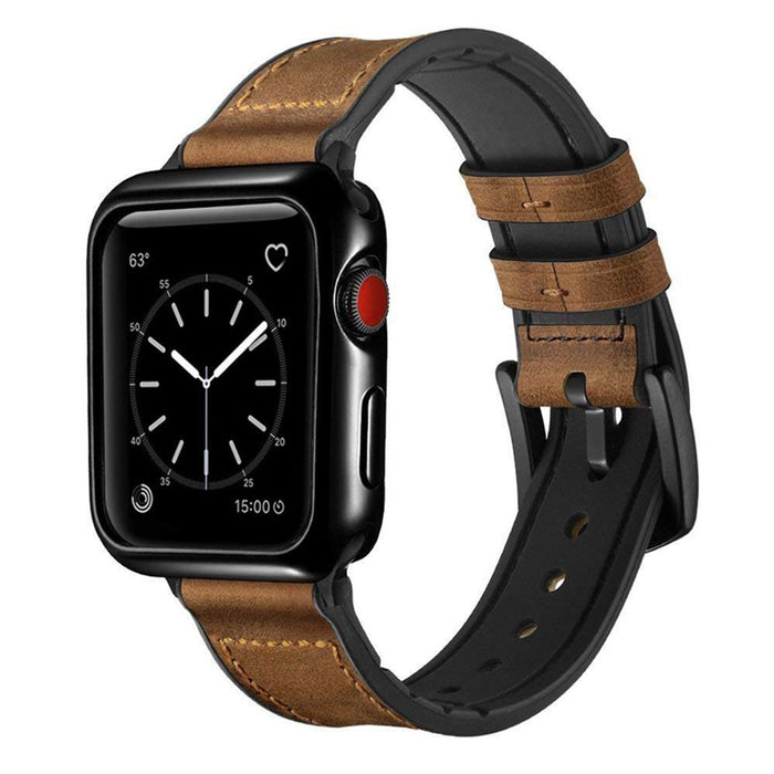 Veritex Genuine Leather Luxe Strap for Apple Watch Pro