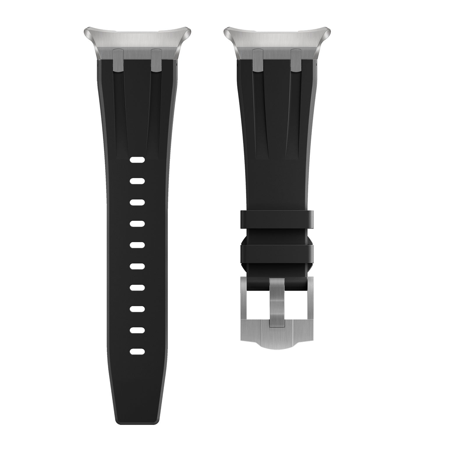 Nova Titanium Silicone Band Adapter For Galaxy Watch Ultra