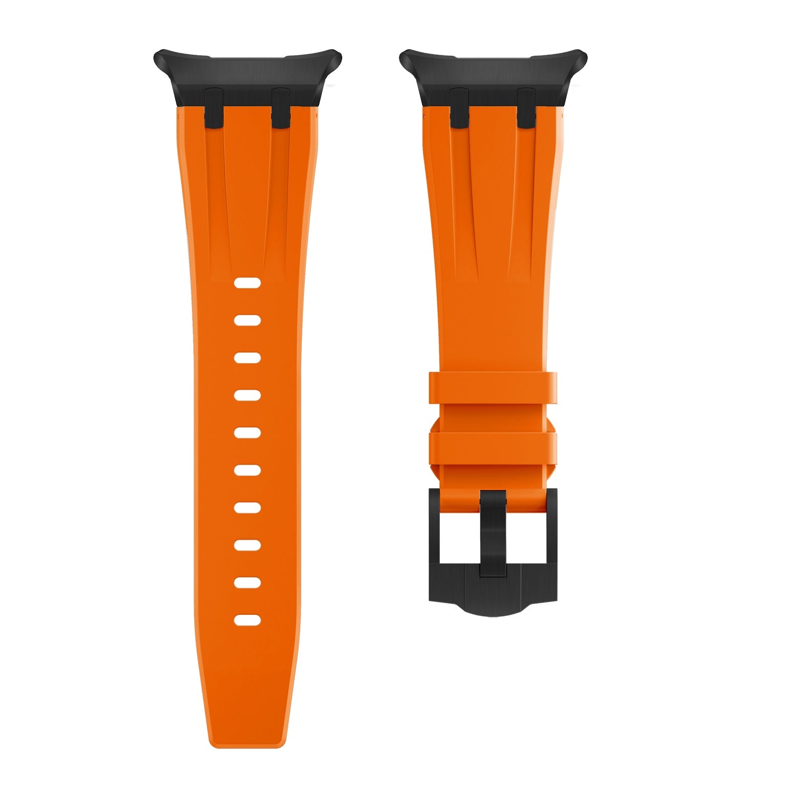 Nova Titanium Silicone Band Adapter For Galaxy Watch Ultra