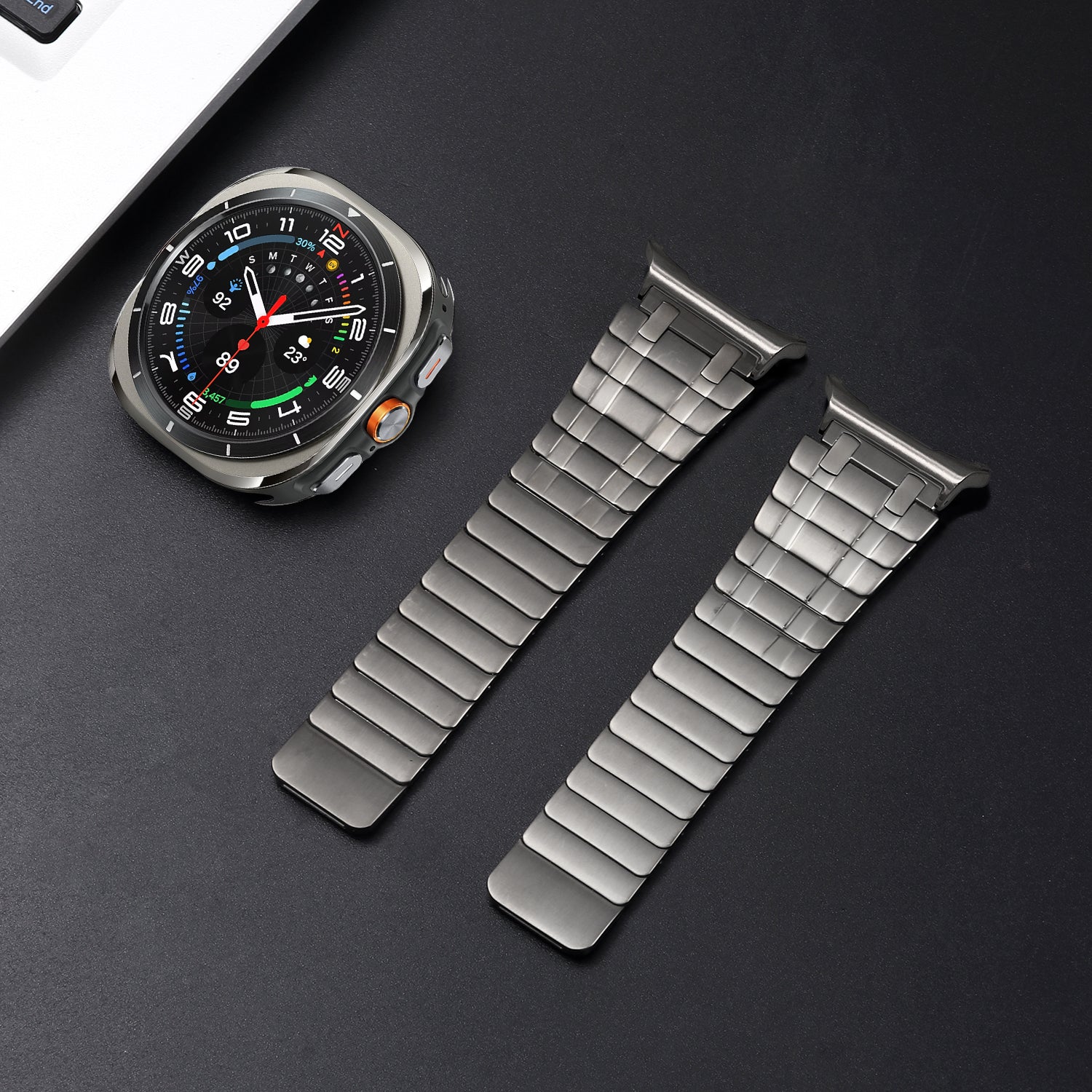 NovaFlex Frosted Steel Magnetic Band for Samsung Watch Ultra