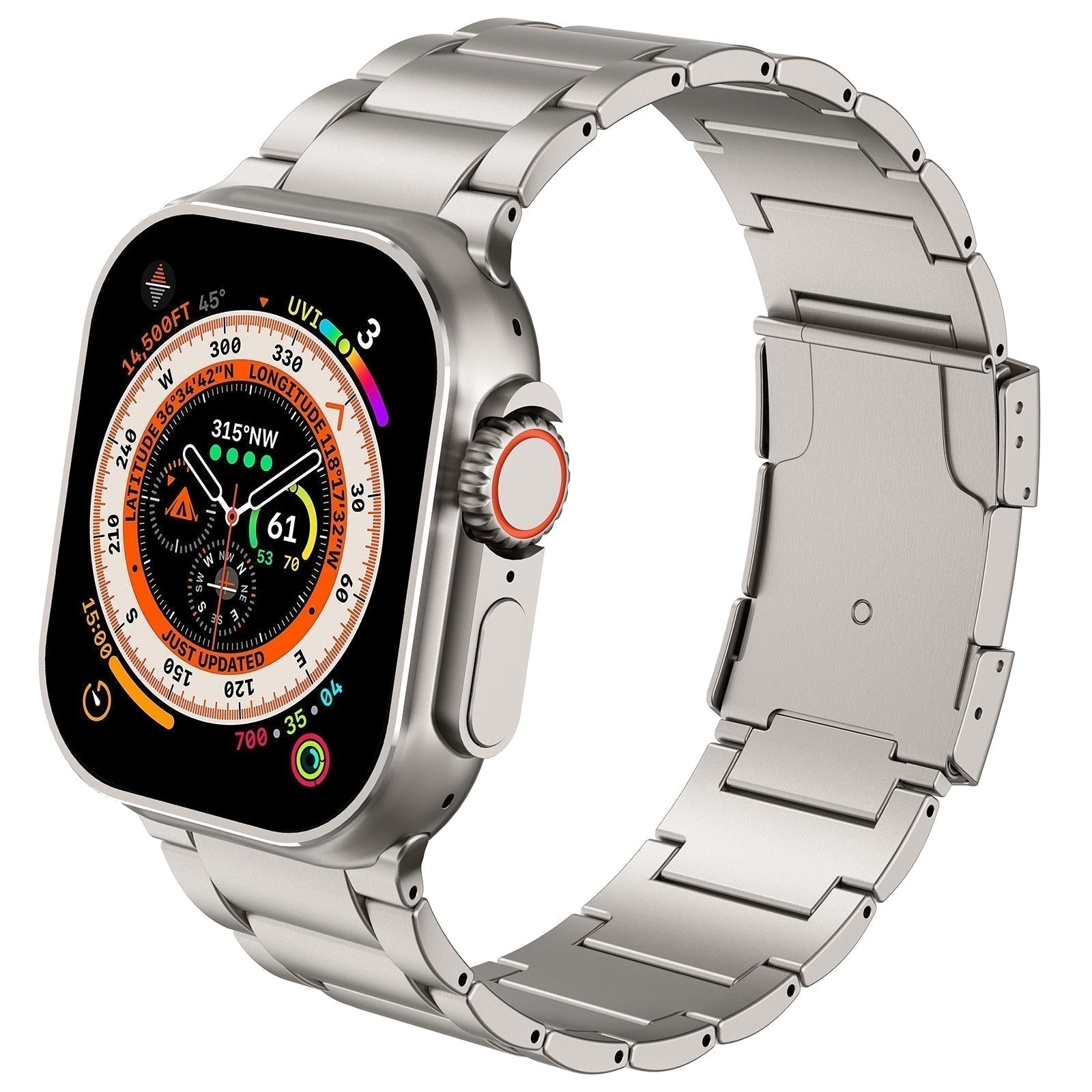 Valerian Titanium Band Pro Grade 2 Titanium Watch Strap